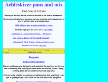 Tablet Screenshot of aebleskiver.com